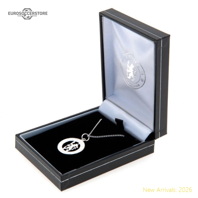 Chelsea FC Sterling Silver Pendant & Chain CR-Football Shirts Shop