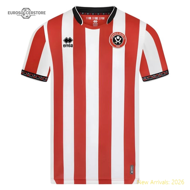 2025-2026 Sheffield United Home Shirt-Football Shirts Shop