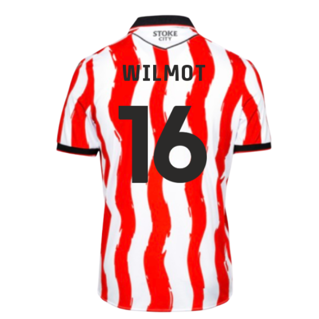 2025-2026 Stoke City Home Shirt (Wilmot 16)-Football Shirts Shop