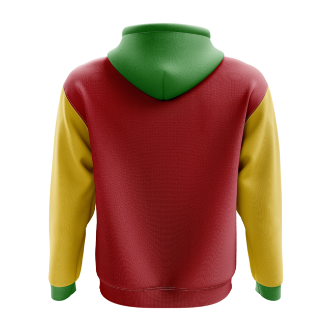 Guyana Concept Country Football Hoody (Red)-Football Shirts Shop
