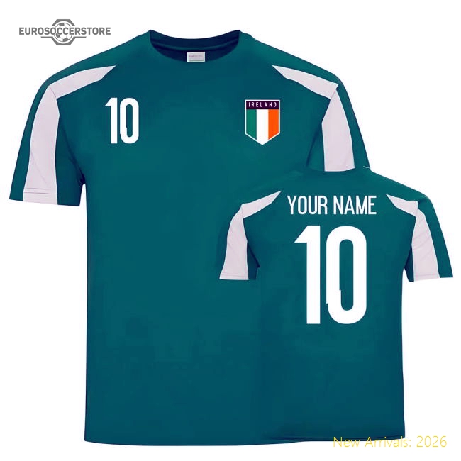 Republic of Ireland Sports Training Jersey (Your Name)-Football Shirts Shop