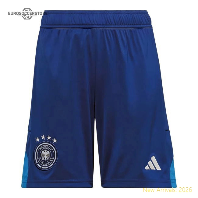 2022-2023 Germany Home Goalkeeper Shorts (Blue) - Kids-Football Shirts Shop