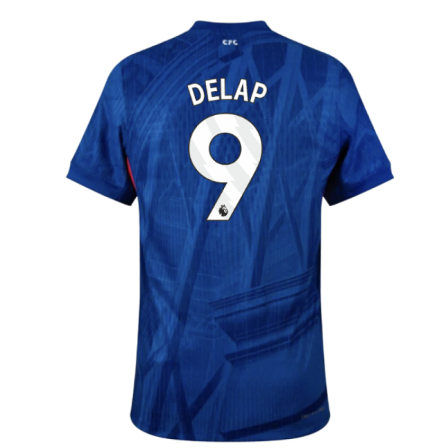 2025-2026 Chelsea Home Authentic Shirt (Delap 9)-Football Shirts Shop