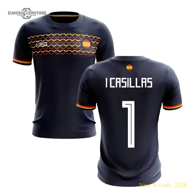 2025-2026 Spain Away Concept Football Shirt (I Casillas 1)-Football Shirts Shop