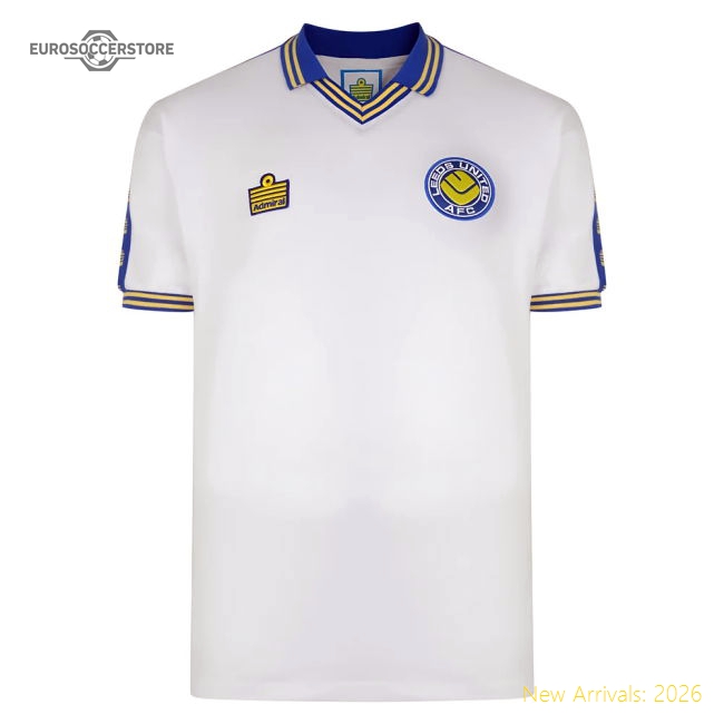 Leeds United 1978 Admiral Retro Football Shirt (Lorimer 9)-Football Shirts Shop