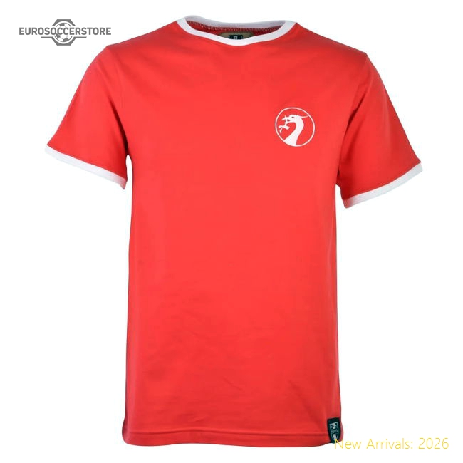 Liverpool 12th Man T-Shirt - Red/White Ringer-Football Shirts Shop