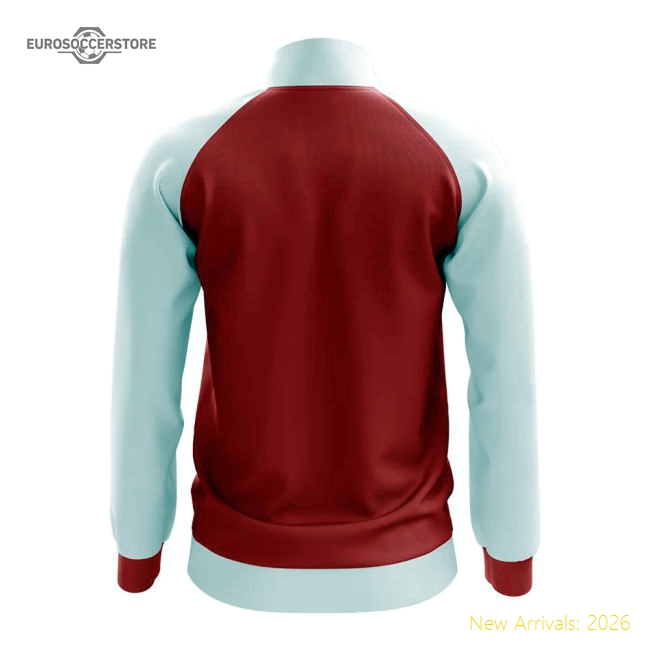 Lebanon Concept Football Track Jacket (Red)-Football Shirts Shop