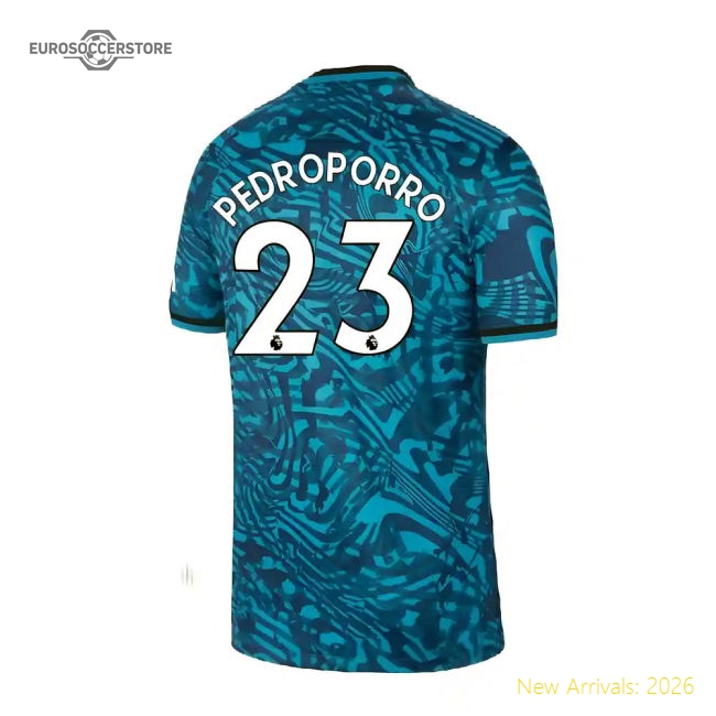 2022-2023 Tottenham Third Shirt (Pedro Porro 23)-Football Shirts Shop