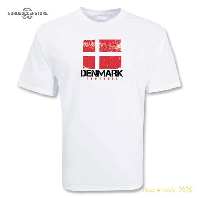 Denmark Football T-shirt-Football Shirts Shop