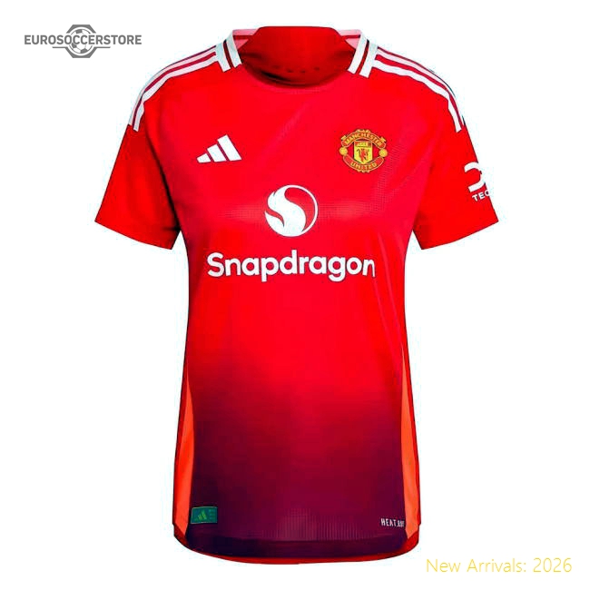 2024-2025 Man Utd Authentic Home Shirt (Womens)-Football Shirts Shop
