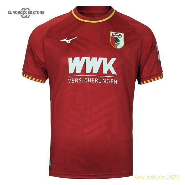 2025-2026 FC Augsburg Away Shirt (Your Name)-Football Shirts Shop