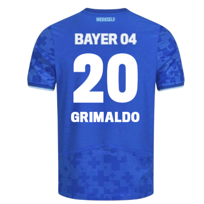 2025-2026 Bayer Leverkusen Third Shirt (Grimaldo 20)-Football Shirts Shop