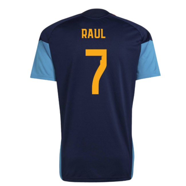 2026-2027 Spain Training Jersey (Night Indigo) (Raul 7)-Football Shirts Shop