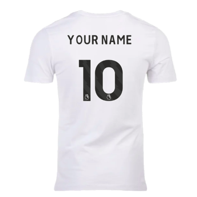 2023-2024 Liverpool Crest Tee (White) (Your Name)-Football Shirts Shop
