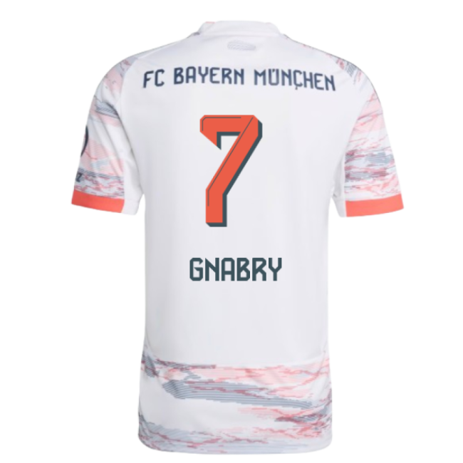 2025-2026 Bayern Munich Away Shirt (Gnabry 7)-Football Shirts Shop