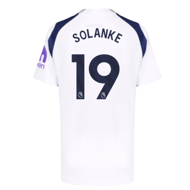 2025-2026 Tottenham Hotspur Home Shirt (Kids) (Solanke 19)-Football Shirts Shop