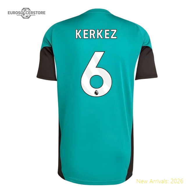 2025-2026 Liverpool EU Training Jersey (Green) (Kerkez 6)-Football Shirts Shop