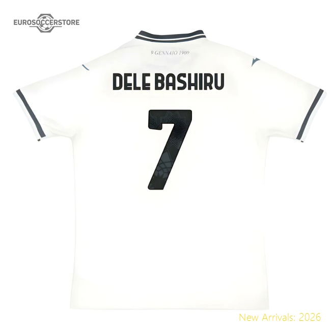 2025-2026 Lazio Away Shirt (Dele Bashiru 7)-Football Shirts Shop
