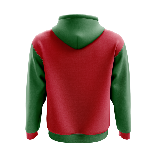 Benin Concept Country Football Hoody (Red)-Football Shirts Shop