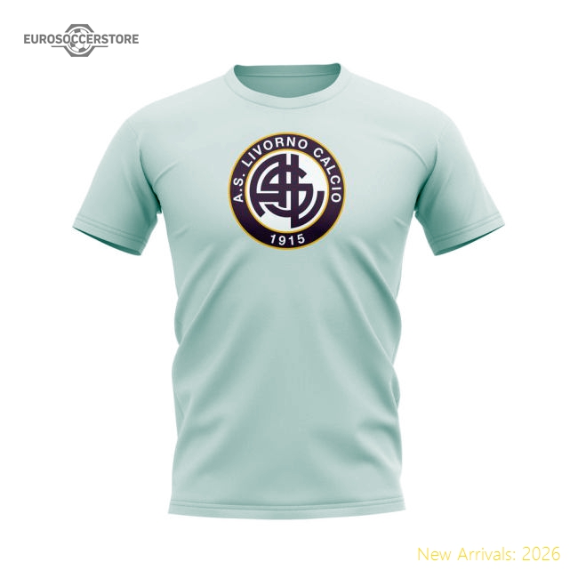 Livorno T-shirt (White)-Football Shirts Shop