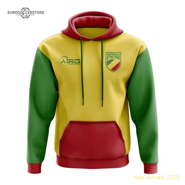 Republic Of Congo Concept Country Football Hoody (Yellow)-Football Shirts Shop
