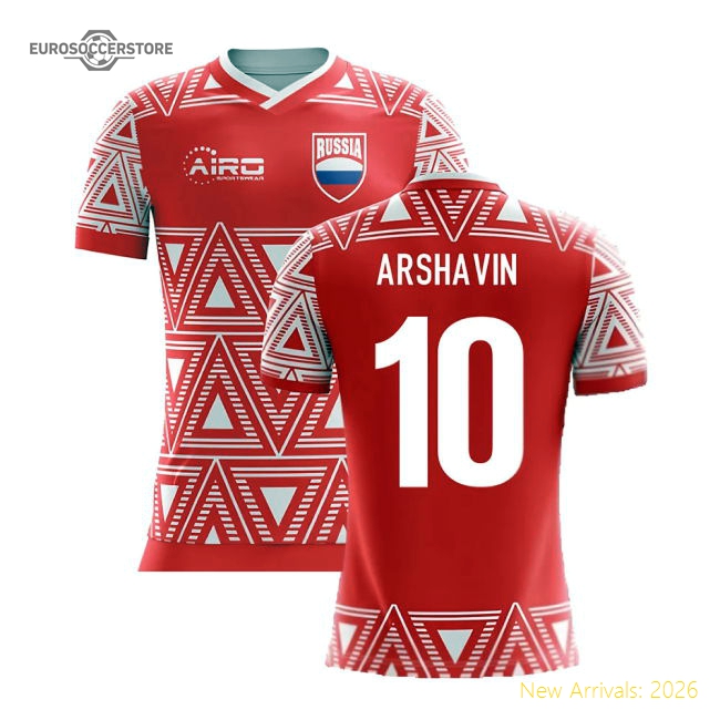 2025-2026 Russia Airo Concept Home Shirt (Arshavin 10)-Football Shirts Shop