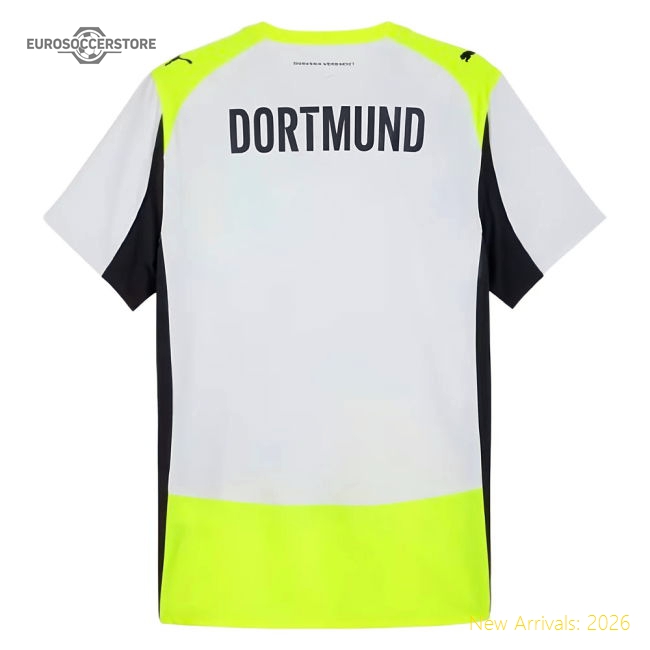 2025-2026 Borussia Dortmund Authentic Away Shirt-Football Shirts Shop