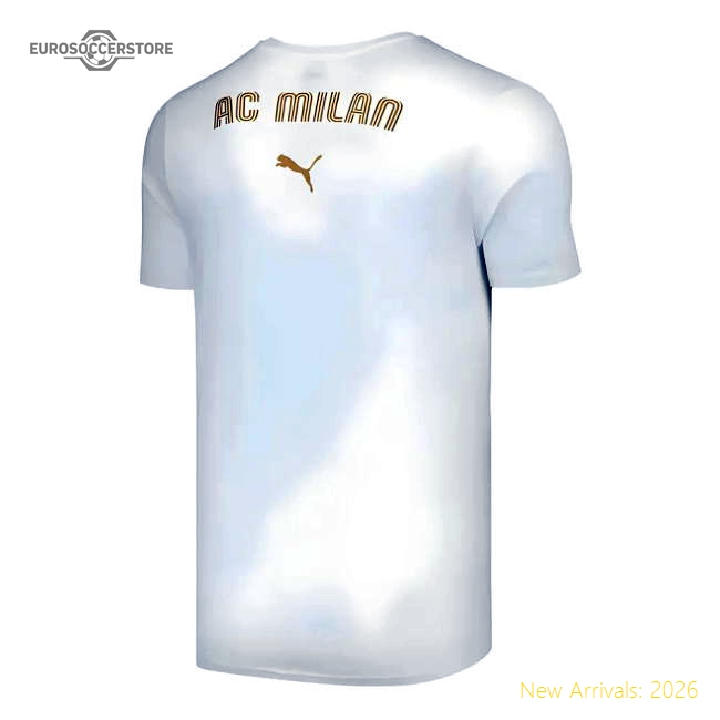 2024-2025 AC Milan Casuals Tee (White)-Football Shirts Shop