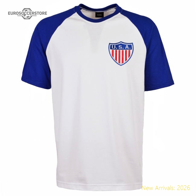 USA 2018 Raglan Retro Football Shirt-Football Shirts Shop