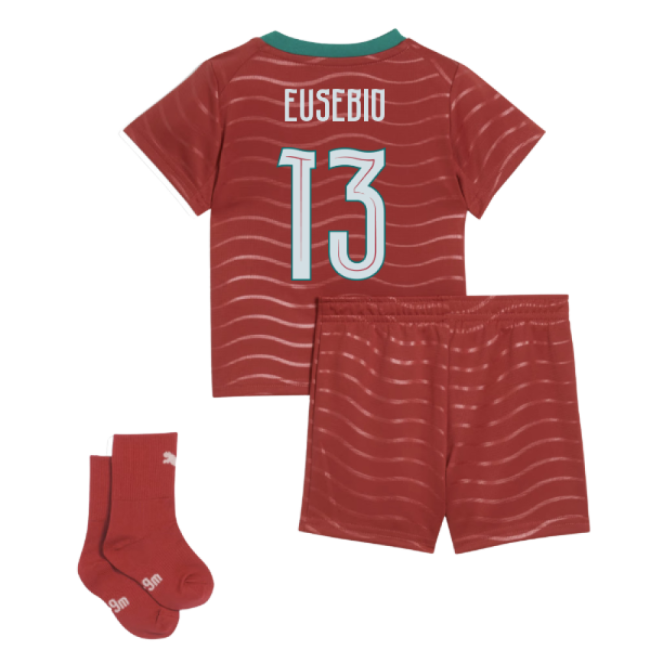 2026-2027 Portugal Home Baby Kit (Eusebio 13)-Football Shirts Shop