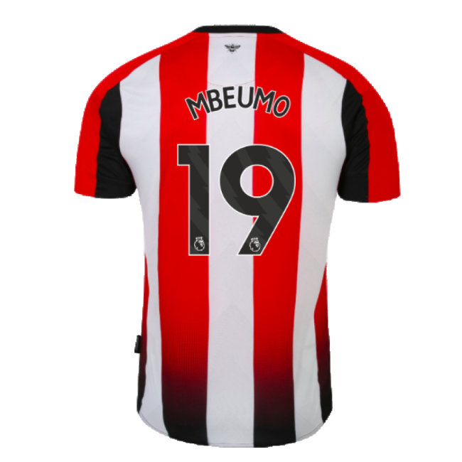 2023-2024 Brentford Home Shirt (Mbeumo 19)-Football Shirts Shop