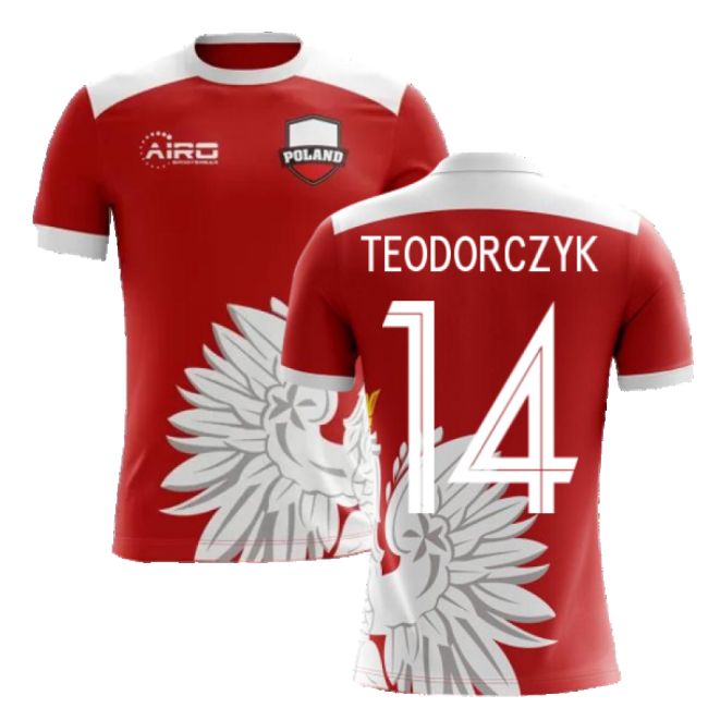2025-2026 Poland Away Concept Football Shirt (Teodorczyk 14) - Kids-Football Shirts Shop