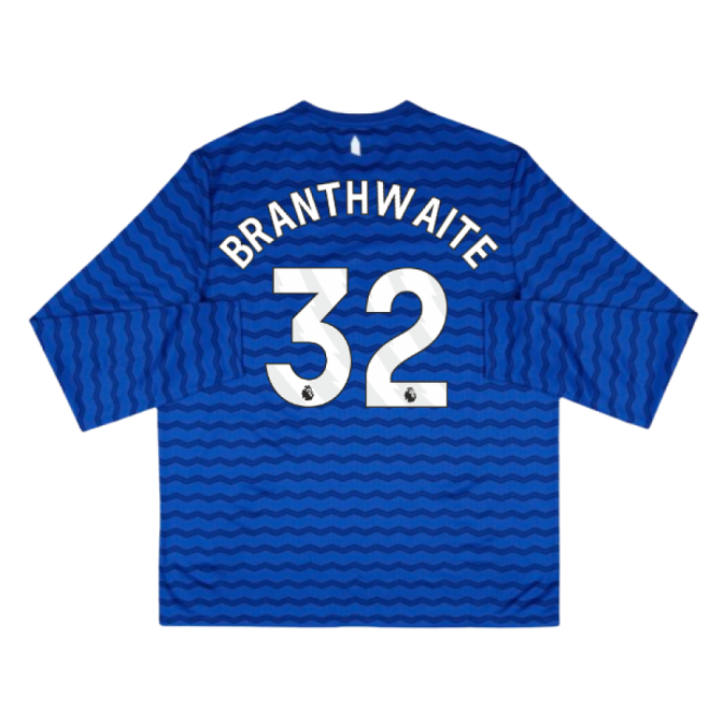 2025-2026 Everton Home Long Sleeve Shirt (Branthwaite 32)-Football Shirts Shop