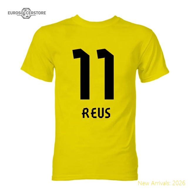Marco Reus Borussia Dortmund Hero T-Shirt (Yellow)-Football Shirts Shop