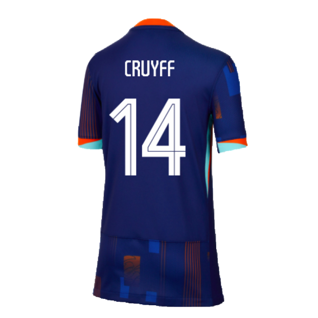 2024-2025 Netherlands Away Shirt (Kids) (Cruyff 14)-Football Shirts Shop