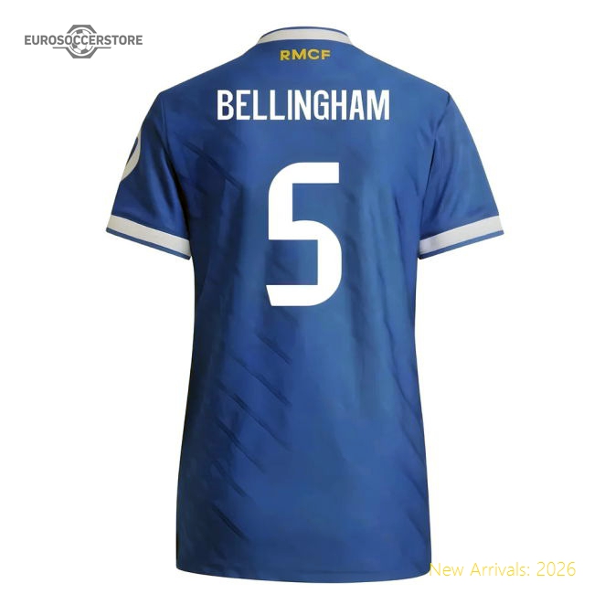 2025-2026 Real Madrid Authentic Third Shirt (Womens) (Bellingham 5)-Football Shirts Shop