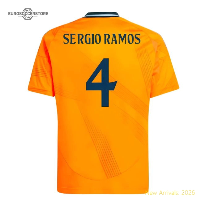 2024-2025 Real Madrid Away Youth Kit (Sergio Ramos 4)-Football Shirts Shop