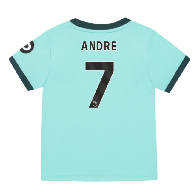 2025-2026 Wolves Away Infant Kit (Andre 7)-Football Shirts Shop