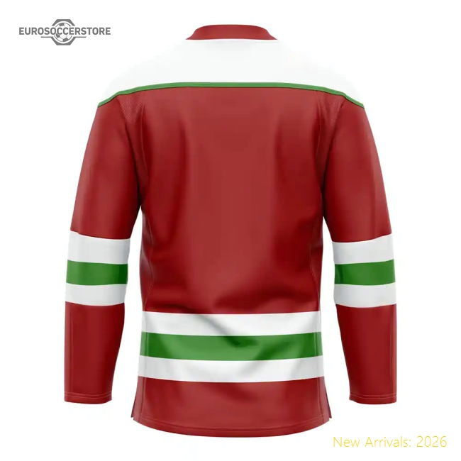 Belarus Home Ice Hockey Shirt-Football Shirts Shop