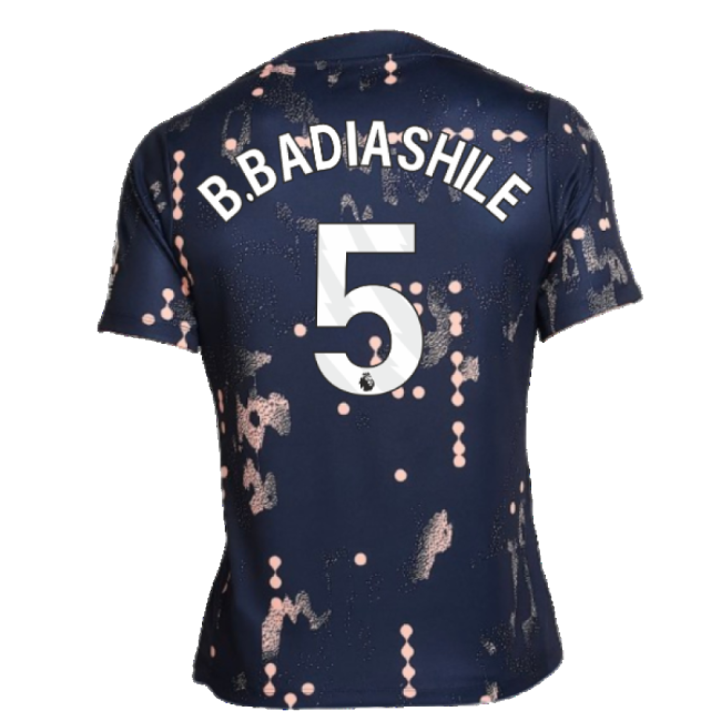 2024-2025 Chelsea Academy Pro Pre-Match Shirt (Obsidian) (B.Badiashile 5)-Football Shirts Shop