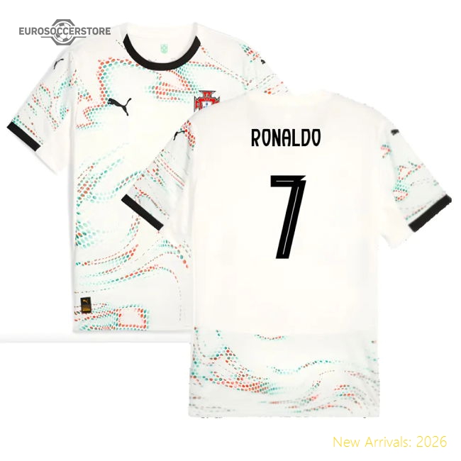 2025-2026 Portugal Away Shirt (Ronaldo 7)-Football Shirts Shop