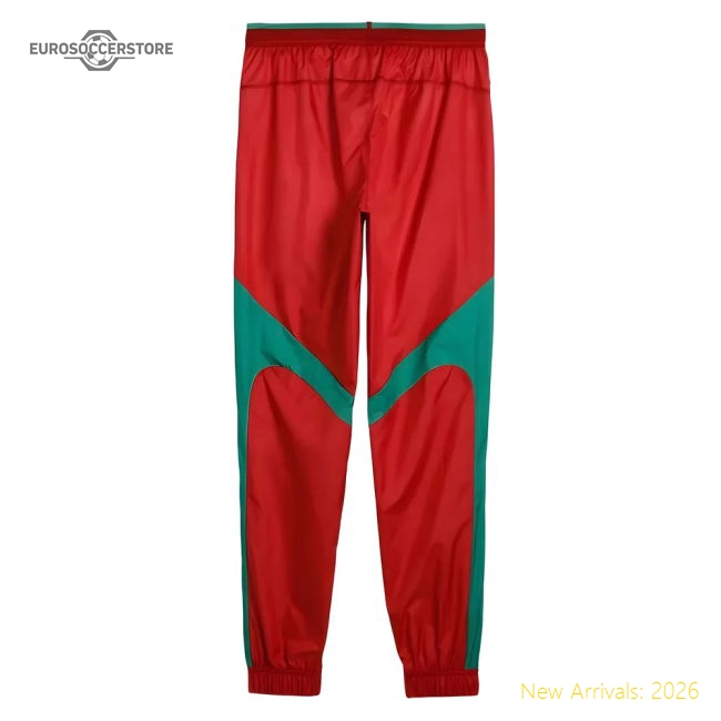 2025-2026 Morocco Pre-Match Pants (Red)-Football Shirts Shop