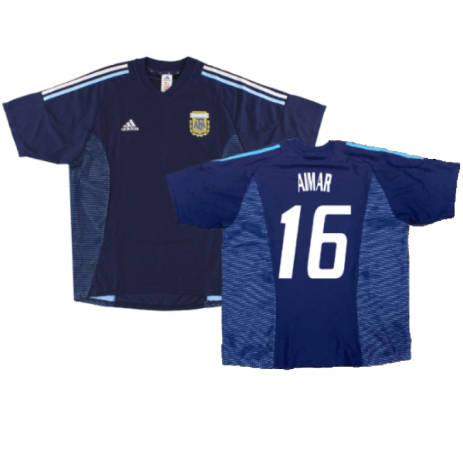 Argentina 2002-04 Away Shirt ((Excellent) XL) (Aimar 16)-Football Shirts Shop