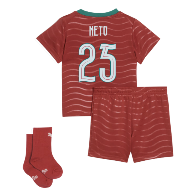 2026-2027 Portugal Home Baby Kit (Neto 25)-Football Shirts Shop