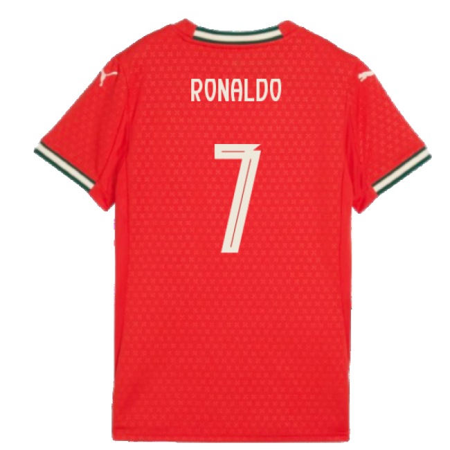 2025-2026 Portugal Home Shirt (Ladies) (Ronaldo 7)-Football Shirts Shop