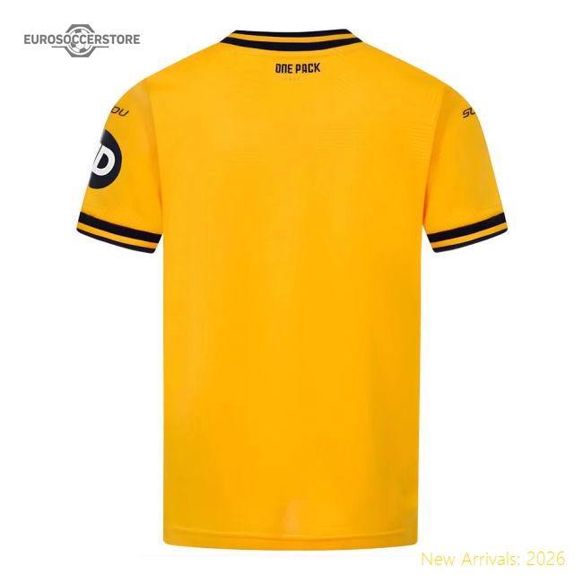 2024-2025 Wolves Home Shirt (Kids)-Football Shirts Shop