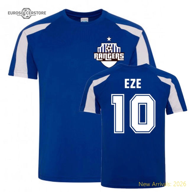 Eberechi Eze QPR Sports Training Jersey (Blue)-Football Shirts Shop
