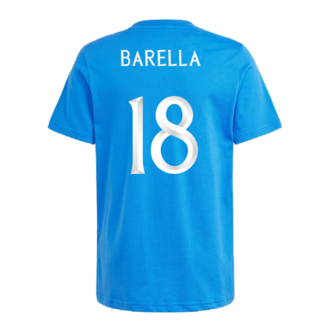 2024-2025 Italy DNA Tee (Blue) - Kids (BARELLA 18)-Football Shirts Shop