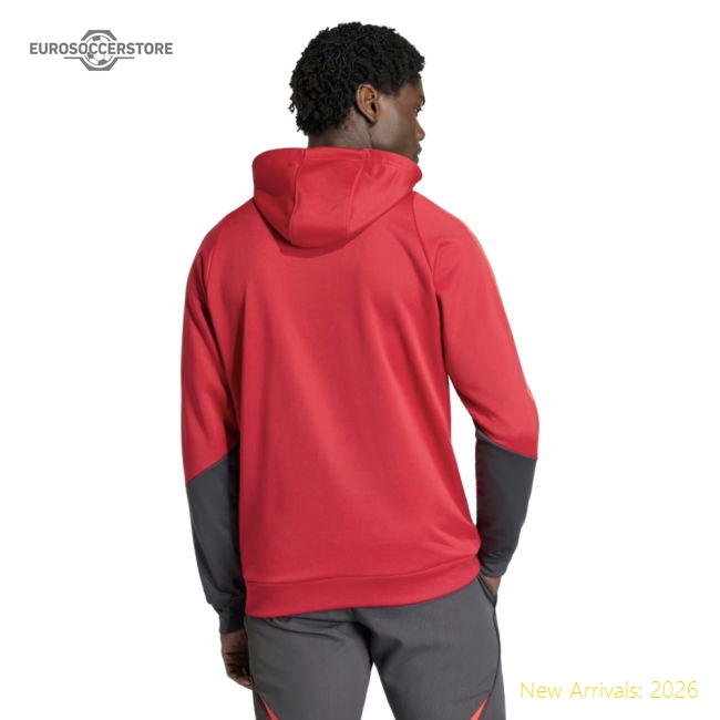 2025-2026 Liverpool Training Hoody (Strawberry Red)-Football Shirts Shop