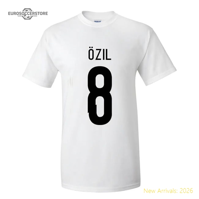 Mesut Ozil Germany Hero T-shirt (white)-Football Shirts Shop